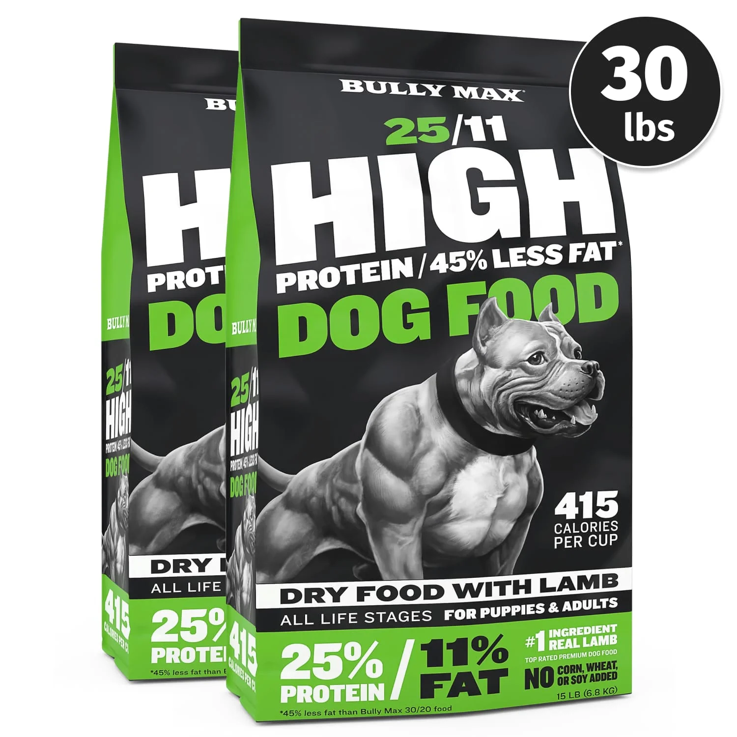 Bully Max 25/11 High Protein Lamb 45% Less Fat Dog Food - Image 11