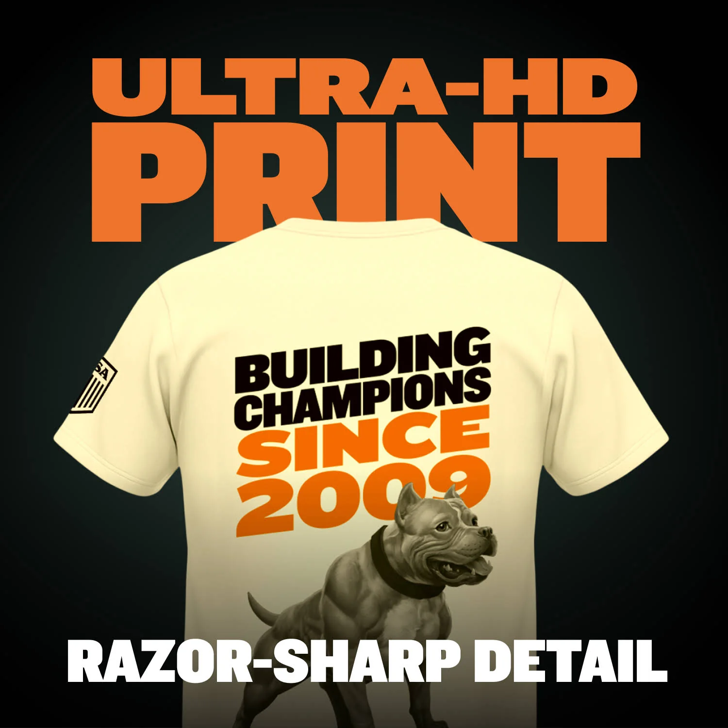 Bully Max Building Champions T-Shirt (Off White) - Image 5