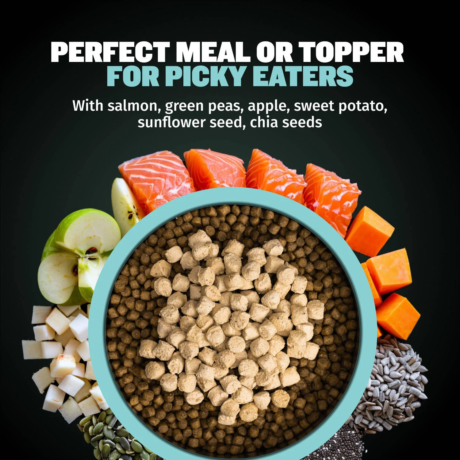 Bully Max Freeze-Dried Raw Dog Food Toppers Salmon Flavor - Image 7