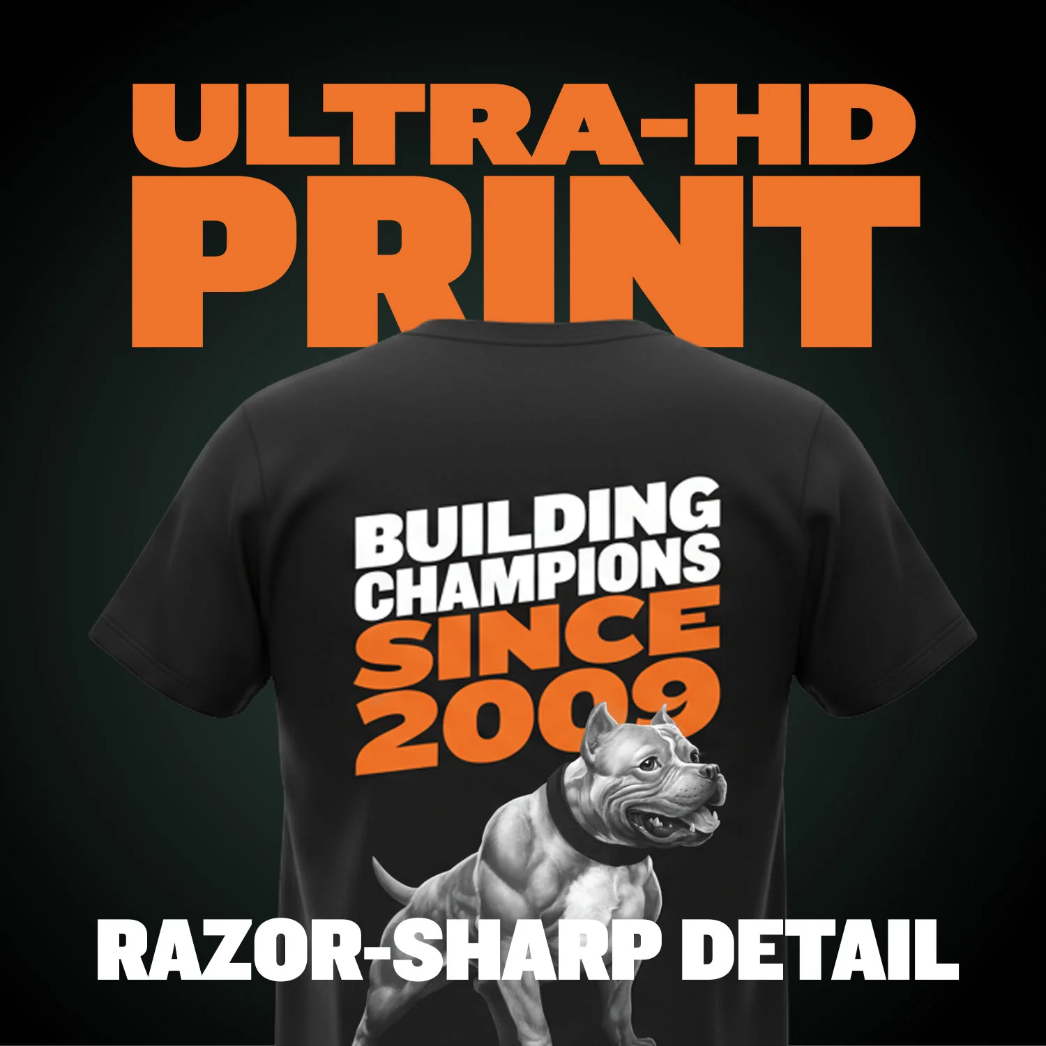 Bully Max Building Champions T-Shirt (Black) - Image 5