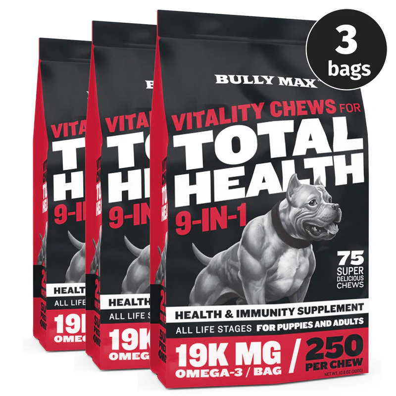 Bully Max Vitality Chews for Allergies, Joints, & Daily Vitamins - Image 10