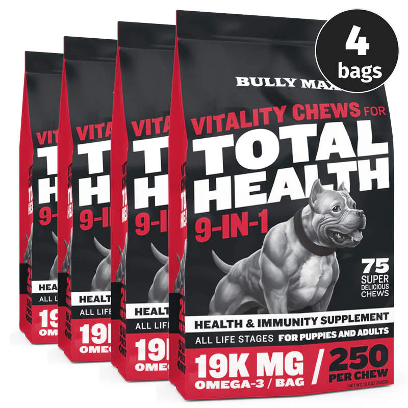 Bully Max Vitality Chews for Allergies, Joints, & Daily Vitamins - Image 11