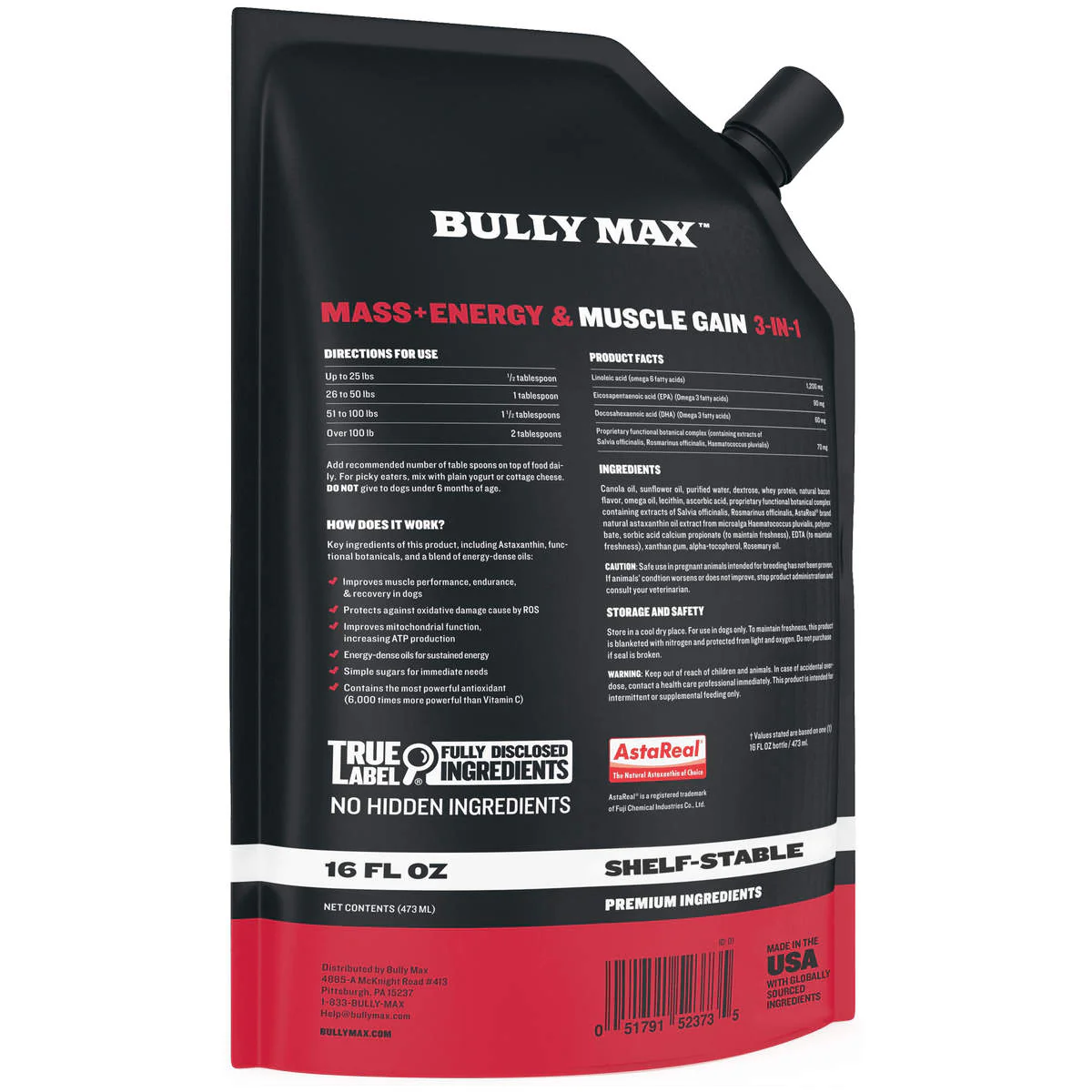 Bully Max Liquid Muscle Gain Supplement - Image 10