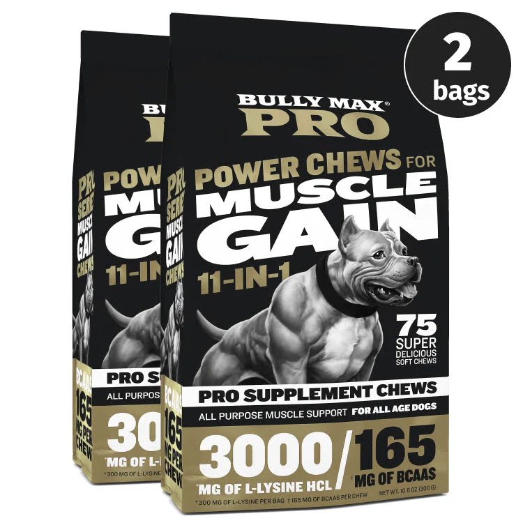 Bully Max Pro Series Power Chews for Muscle Gain - Image 11