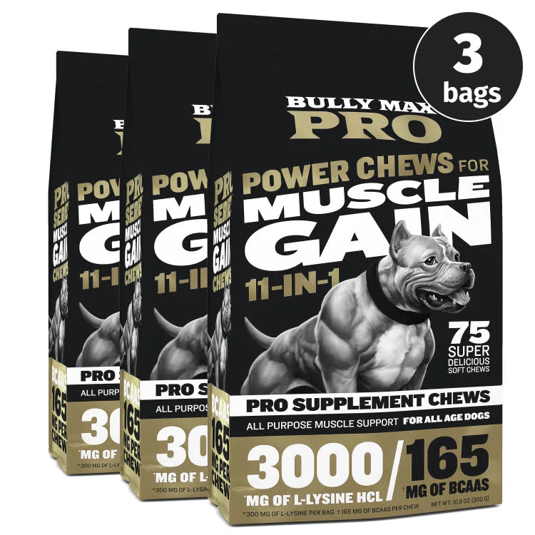 Bully Max Pro Series Power Chews for Muscle Gain - Image 12