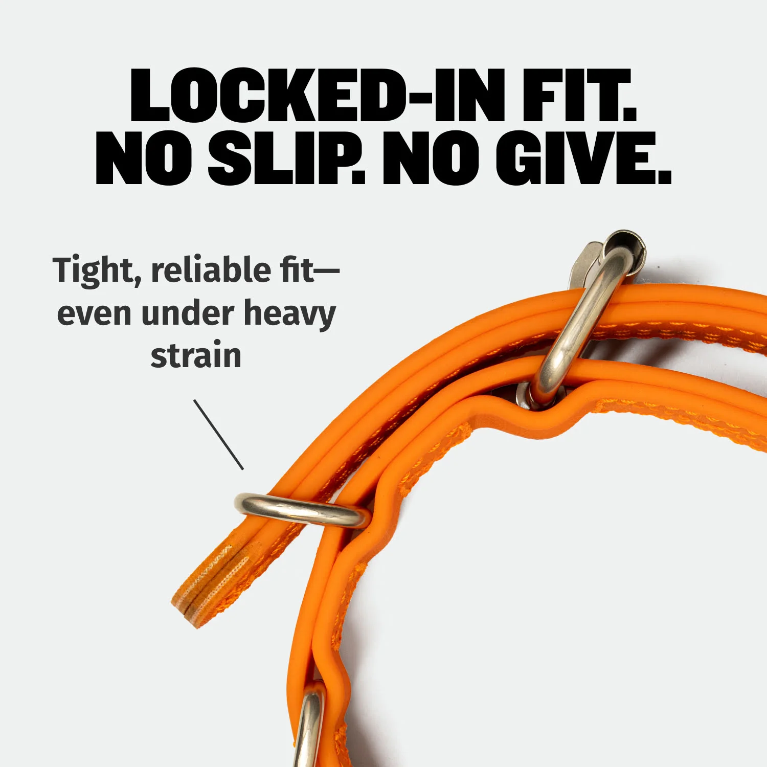 Extra Heavy Duty Dog Collar (Orange) - Image 3