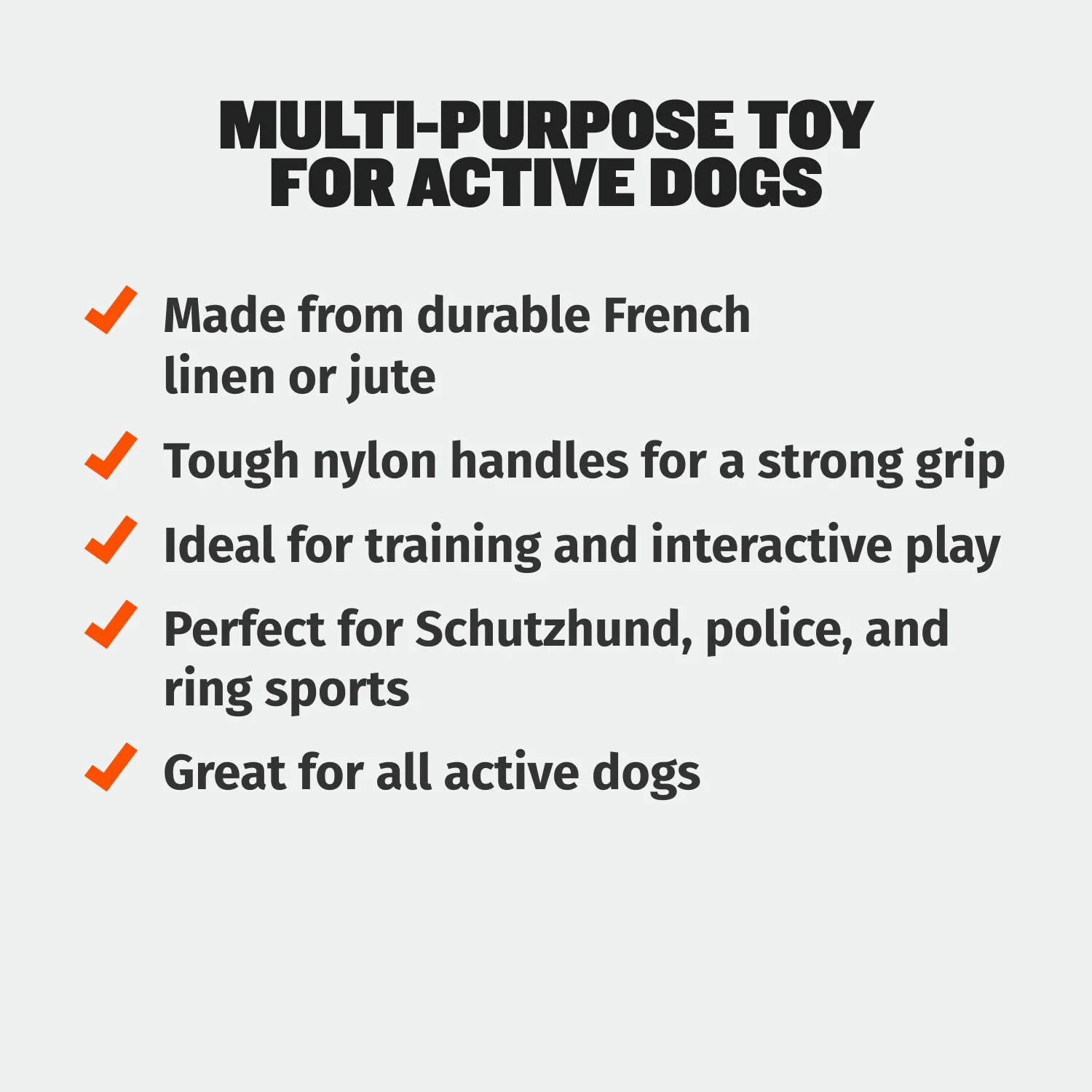 Heavy Duty Dog Tug Toy - Image 2