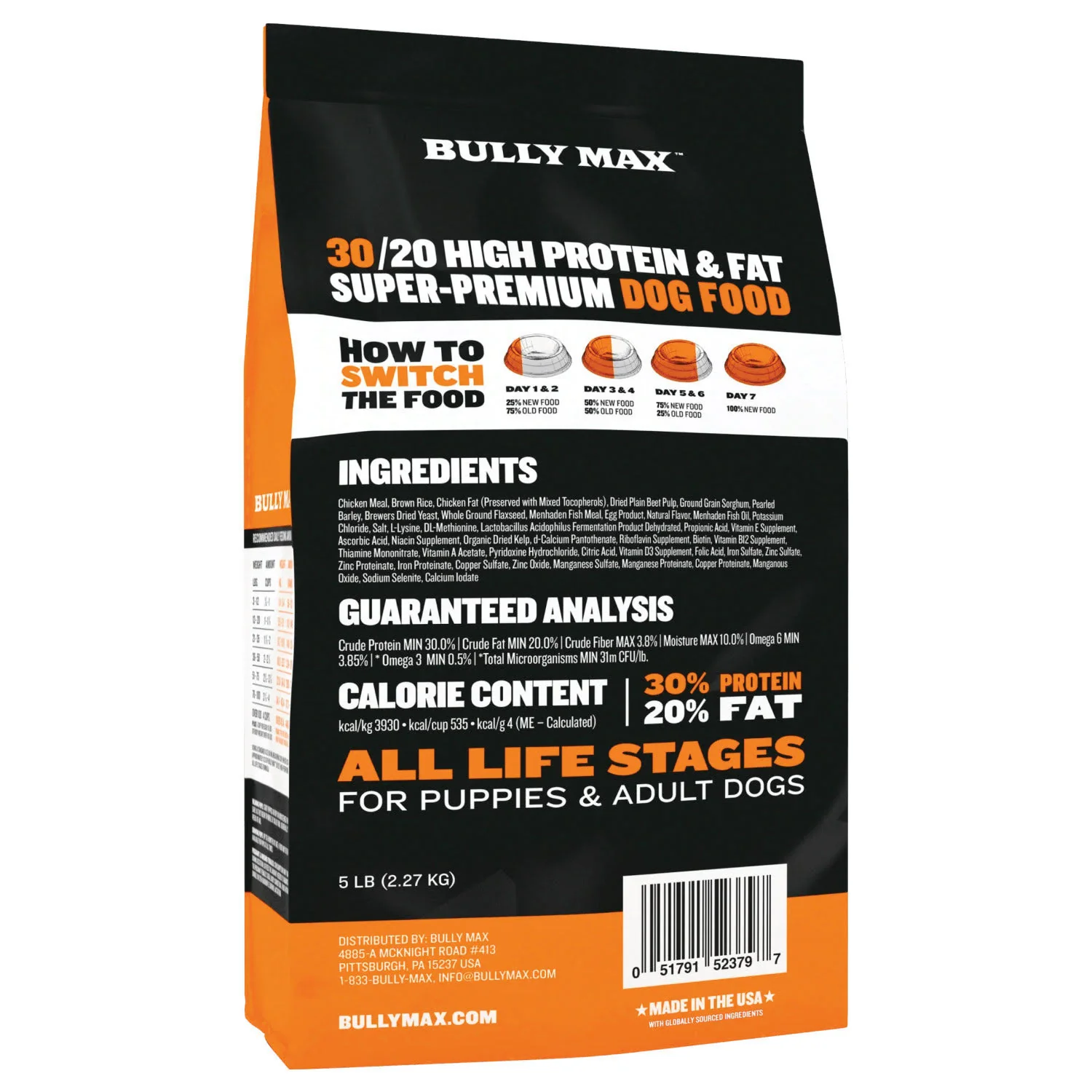 Bully Max 30/20 High Protein Chicken Dog Food - Image 4