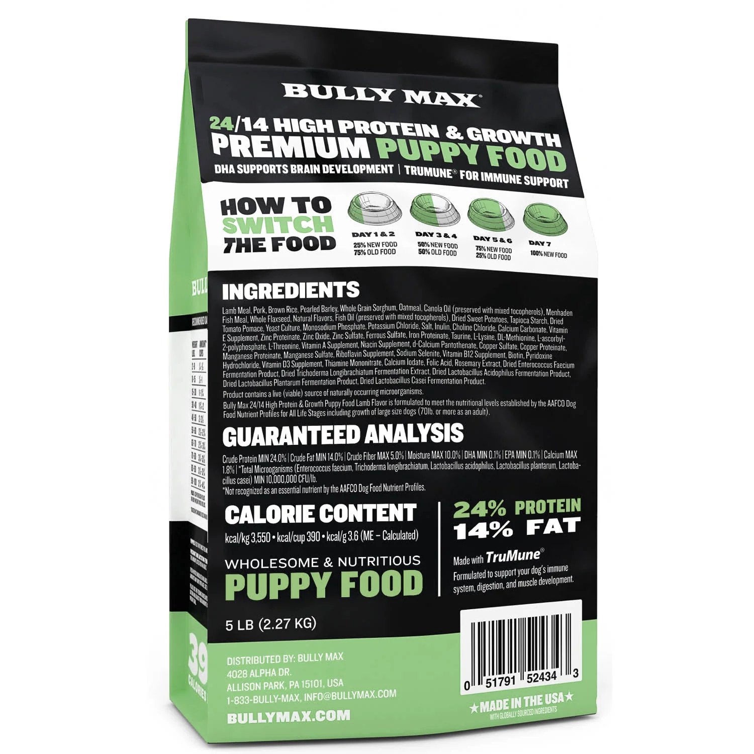 Bully Max 24/14 High Protein & Growth Puppy Food - Image 6
