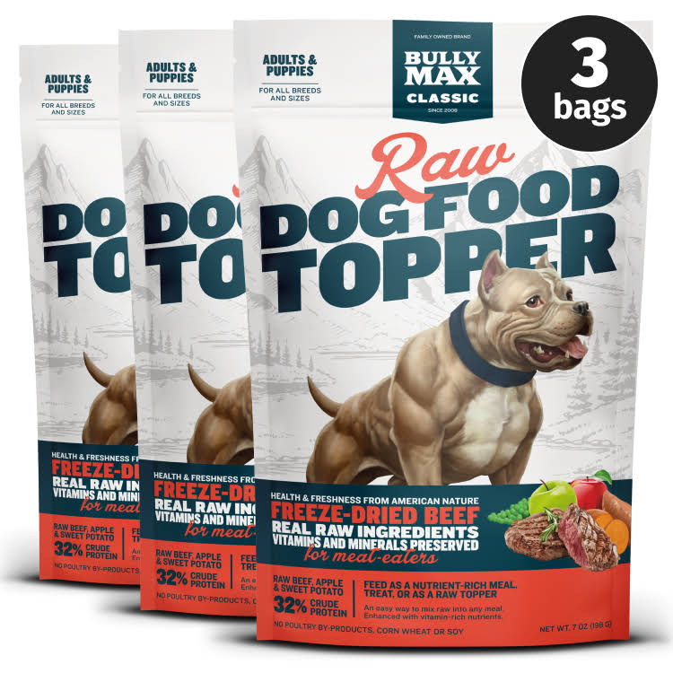 Bully Max Freeze-Dried Raw Dog Food Toppers Beef Flavor - Image 11