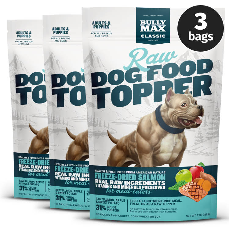 Bully Max Freeze-Dried Raw Dog Food Toppers Salmon Flavor - Image 12