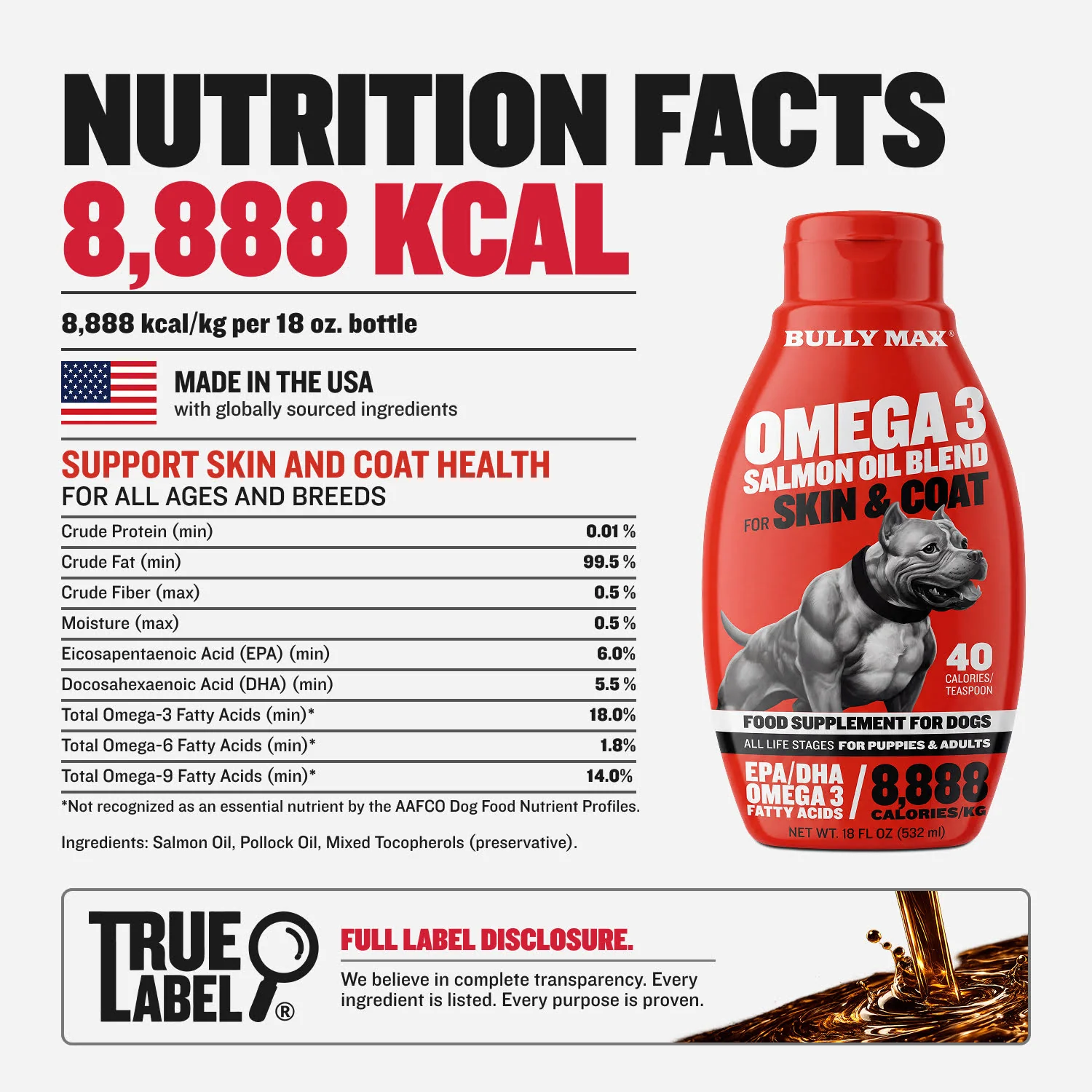 Bully Max Omega-3 Salmon Oil - Image 8