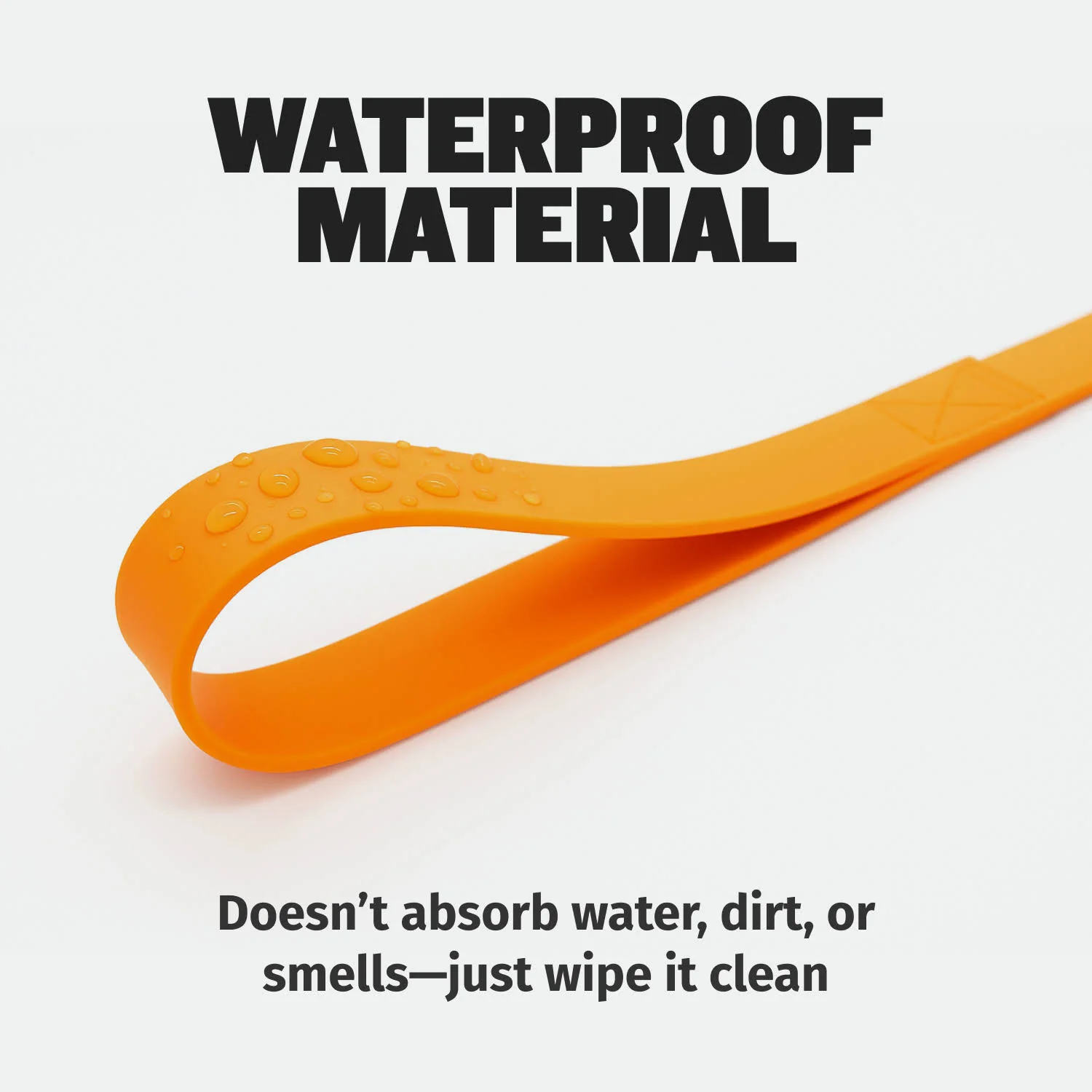 Waterproof Short Dog Leash (Orange) - Image 6